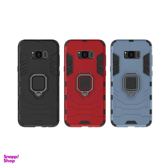 کاور ماموت (Mammoth) مدل M-GHB-BNDL مناسب موبایل سامسونگ Galaxy S8 به همراه محافظ لنز و پایه نگهدارنده آهنربایی