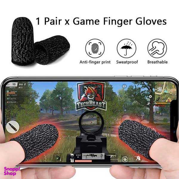 دسته بازی PubG مدل P1 همراه آستین کنترل کننده انگشت 2 عددی