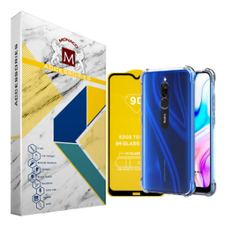 کاور موناکو (Monaco) مدل Shine مناسب موبایل شیایومی Redmi 8 به همراه محافظ صفحه نمایش