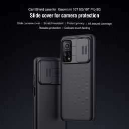 کاور نیلکین مدل Camshield مناسب برای گوشی موبایل شیایومی MI 10T 5G / Mi10T Pro 5G