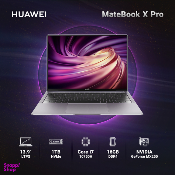 لپ تاپ 13.9 اینچی هوآوی مدل MateBook X Pro MACHC-WAE9LP - A