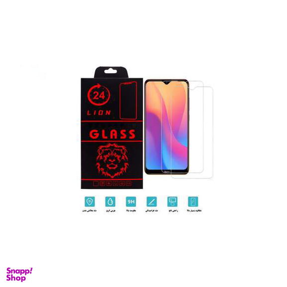محافظ صفحه نمایش لاین (Lion) مدل RB007 مناسب موبایل شیایومی Redmi 8A بسته دو عددی