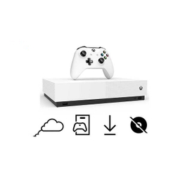 کنسول بازی مایکروسافت (Microsoft) مدل Xbox One S All Digital ظرفیت 1TB به همراه 2 دسته (20 بازی آفلاین)