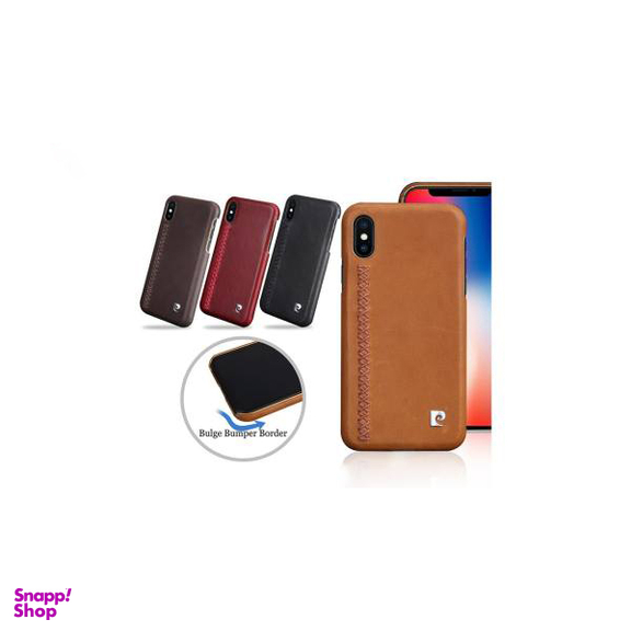 کاور چرمی پیرکاردین (Pierre Cardin) مدل PCS-P14 مناسب موبایل اپل iPhone X