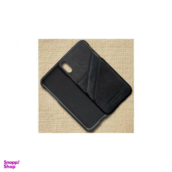 کاور چرمی پیرکاردین (Pierre Cardin) مدل PCS-P19 مناسب موبایل اپل iPhone X