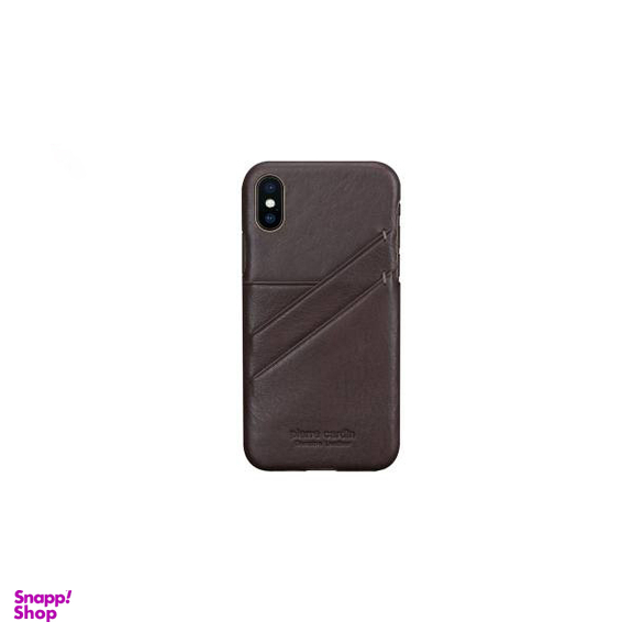 کاور چرمی پیرکاردین (Pierre Cardin) مدل PCS-P19 مناسب موبایل اپل iPhone X