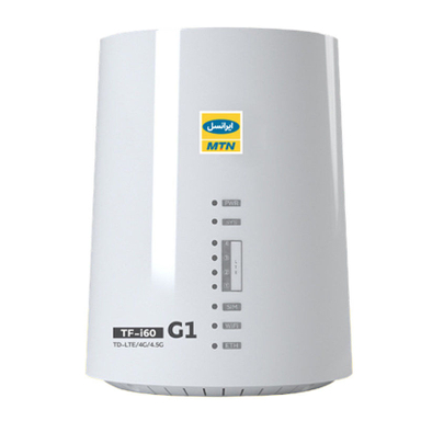 مودم 4G.TD-LTE ایرانسل (Irancell) مدل TF-i60 G1 به همراه سیم دوقلو و 300 گیگا بایت اینترنت 6 ماهه