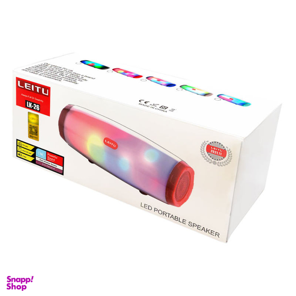 اسپیکر بلوتوثی قابل حمل لیتو (Leitu) مدل LK-26