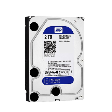 هارد دیسک وسترن دیجیتال (Western Digital) مدل Wd Blue 5400 Rpm 2tb رنگ مشکی سفید