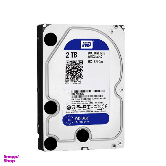 هارد دیسک وسترن دیجیتال (Western Digital) مدل Wd Blue 5400 Rpm 2tb رنگ مشکی سفید