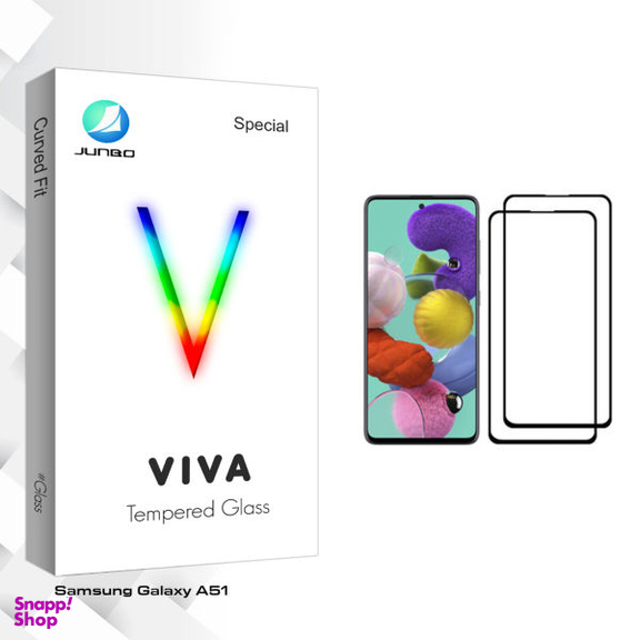 محافظ صفحه نمایش جانبو مدل Viva Glass مناسب برای گوشی موبایل سامسونگ Galaxy A51 بسته دو عددی