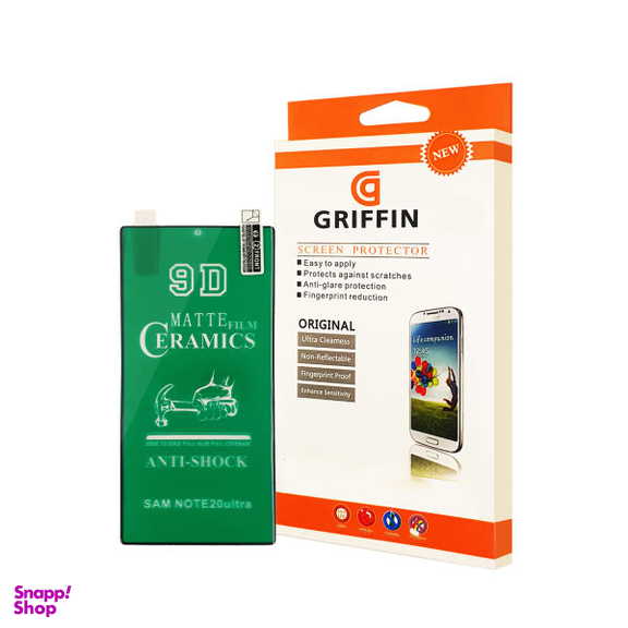 محافظ صفحه نمایش سرامیکی گریفین مدل GFLCRM GN pr برای گوشی سامسونگ Galaxy Note 20 Ultra