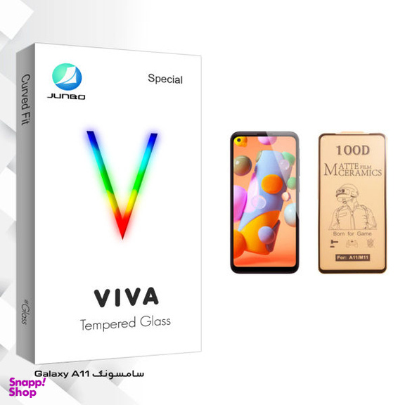 محافظ صفحه نمایش سرامیکی جانبو مدل Viva Glass مناسب برای گوشی موبایل سامسونگ Galaxy A11
