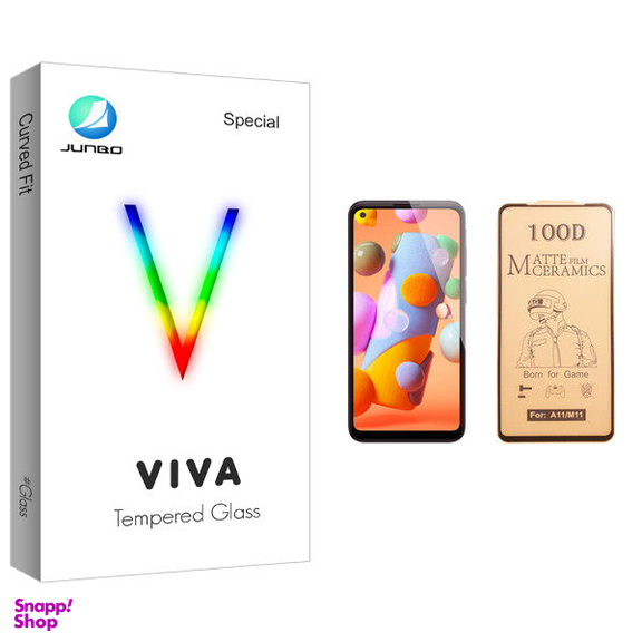 محافظ صفحه نمایش سرامیکی جانبو مدل Viva Glass مناسب برای گوشی موبایل سامسونگ Galaxy A11