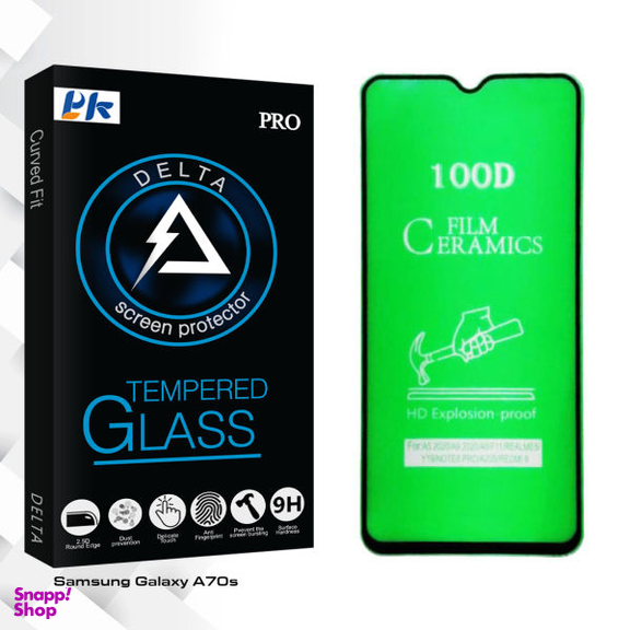 محافظ صفحه نمایش سرامیکی پی کی مدل Delta Glass مناسب برای گوشی موبایل سامسونگ Galaxy A70s