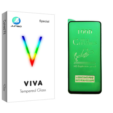 محافظ صفحه نمایش سرامیکی جانبو مدل Viva Glass مناسب برای گوشی موبایل شیایومی Redmi Note 9 Pro Max