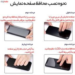 محافظ صفحه نمایش گلس استار مدل FULL مناسب برای گوشی موبایل اپل iPhone 13 Pro