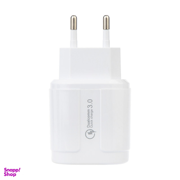 شارژر دیواری دبلیو یو دبلیو مدل T42 به‌ همراه کابل USB-C