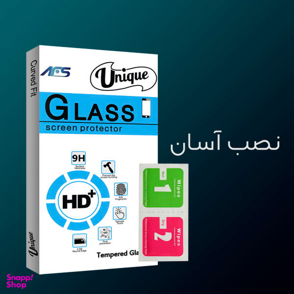 محافظ صفحه نمایش سرامیکی ای اف اس مدل Unique Glass مناسب برای گوشی موبایل سامسونگ Galaxy A12