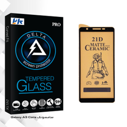محافظ صفحه نمایش سرامیکی پی کی مدل Delta Glass مناسب برای گوشی موبایل سامسونگ Galaxy A3 Core