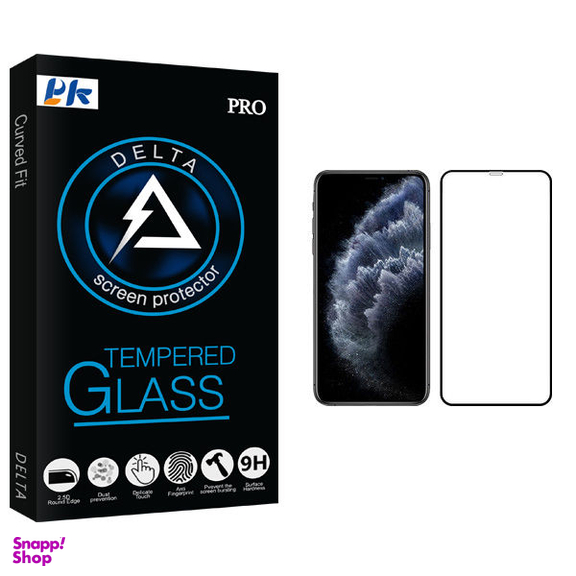 محافظ صفحه نمایش مات پی کی مدل Delta Glass مناسب برای گوشی موبایل اپل iPhone XS Max