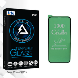 محافظ صفحه نمایش سرامیکی پی کی مدل Delta Glass مناسب برای گوشی موبایل اپل iPhone 12 Pro