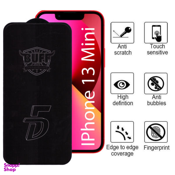 محافظ صفحه نمایش 5D بوف مدل F33 مناسب برای گوشی موبایل اپل Iphone 13 mini