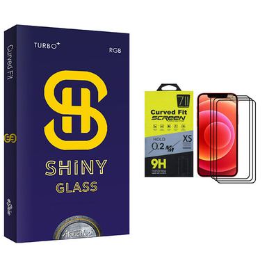 محافظ صفحه نمایش آتوچبو مدل Shiny Glass مناسب برای گوشی موبایل اپل iPhone 12 Pro Max بسته سه عددی