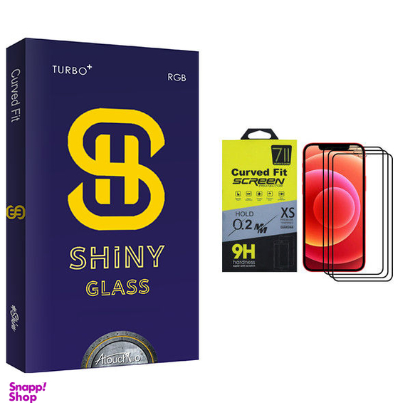 محافظ صفحه نمایش آتوچبو مدل Shiny Glass مناسب برای گوشی موبایل اپل iPhone 12 Pro Max بسته سه عددی