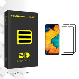 محافظ صفحه نمایش سوماستل مدل SD Glass مناسب برای گوشی موبایل سامسونگ Galaxy A30 بسته دو عددی
