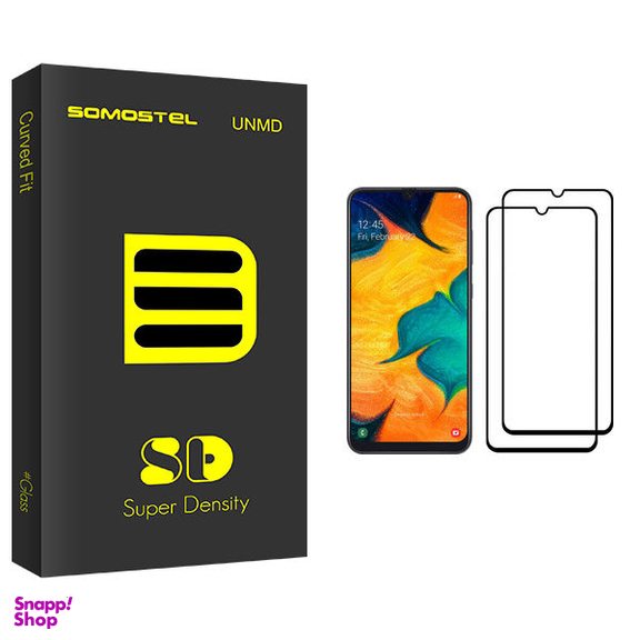 محافظ صفحه نمایش سوماستل مدل SD Glass مناسب برای گوشی موبایل سامسونگ Galaxy A30 بسته دو عددی