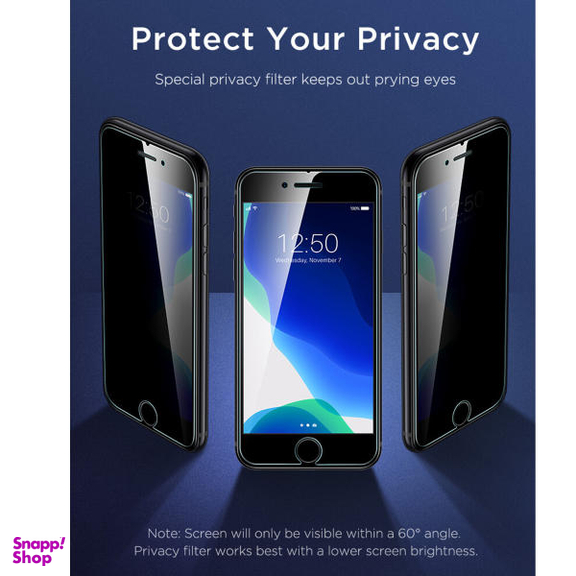 محافظ صفحه نمایش حریم شخصی پروتک مدل PRVPT-01 مناسب برای گوشی موبایل اپل IPhone 13 Pro