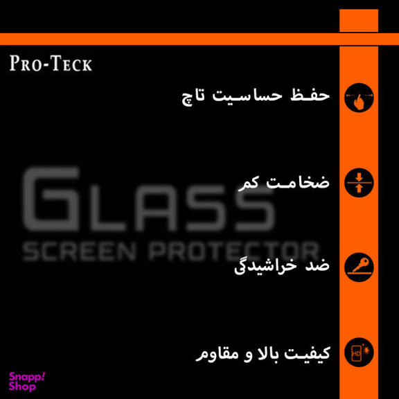 محافظ صفحه نمایش حریم شخصی پروتک مدل PRVPT-01 مناسب برای گوشی موبایل اپل IPhone 13 Pro