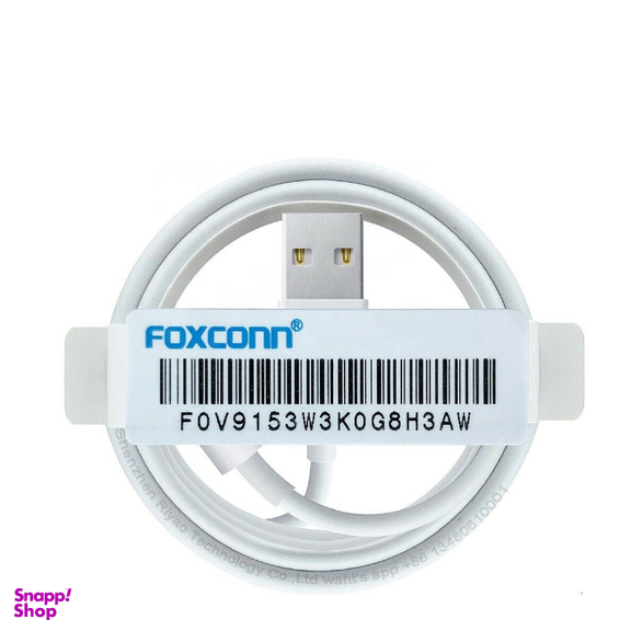 کابل تبدیل USB به لایتنینگ فاکسکان مدل 001 طول 1 متر