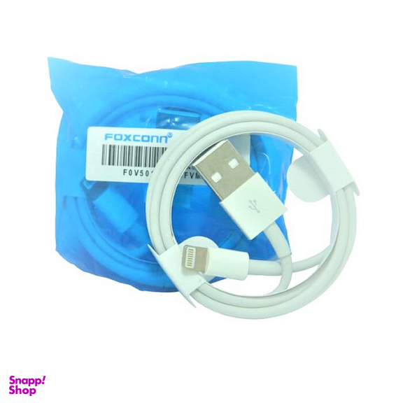 کابل تبدیل USB به لایتنینگ فاکسکان مدل 002 طول 1 متر