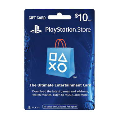 گیفت کارت 10 دلاری PSN آمریکا