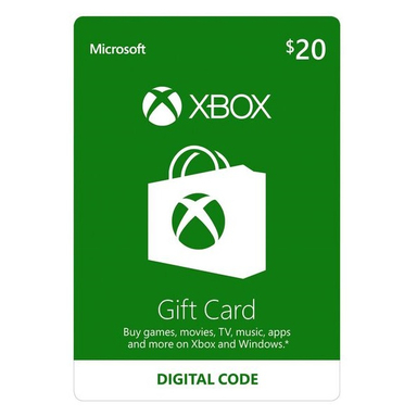 گیفت کارت 20 دلاری Xbox آمریکا