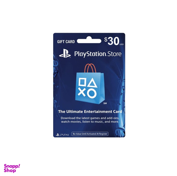 گیفت کارت 30 دلاری PSN آمریکا