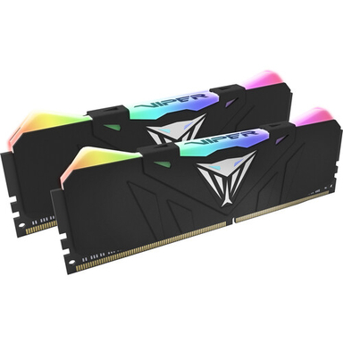 رم 3600 مگاهرتز Cl17 پتریوت (Patriot) مدل Viper Rgb 16GB Dual رنگ مشکی