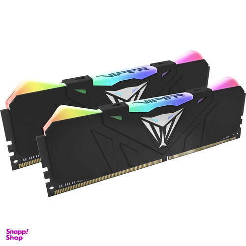 رم 3600 مگاهرتز Cl17 پتریوت (Patriot) مدل Viper Rgb 16GB Dual رنگ مشکی