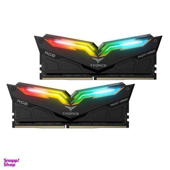 رم تیم گروپ (Team Group) مدل Team Group T-Force Night Hawk Rgb 32gb 3600mhz Cl18