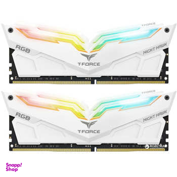 رم تیم گروپ (Team Group) مدل T-Force Night Hawk Rgb 16gb 3600mhz Cl18