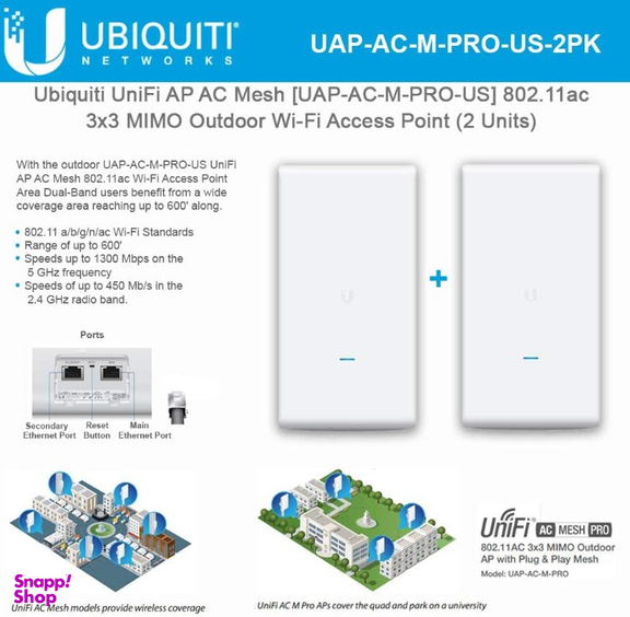 اکسس پوینت یوبیکیوتی مدل unifi ac mesh pro