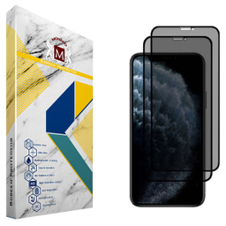 محافظ صفحه نمایش موناکو (Monaco) مدل RP036 برای حفظ حریم شخصی مناسب موبایل اپل iPhone 11 Pro بسته دو عددی