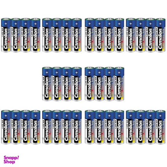باتری قلمی کملیون (Camelion) مدل Super Heavy Duty بسته 40 عددی