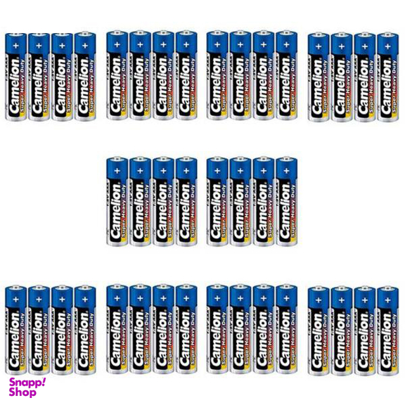 باتری نیم قلمی کملیون مدل Super Heavy Duty بسته 40 عددی