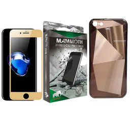 کاور ماموت (Mammoth) طرح الماس مدل ALMS مناسب موبایل اپل iPhone 8 به همراه محافظ صفحه نمایش