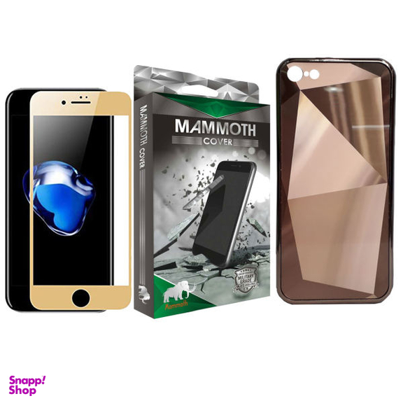 کاور ماموت (Mammoth) طرح الماس مدل ALMS مناسب موبایل اپل iPhone 8 به همراه محافظ صفحه نمایش