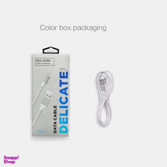 کابل تبدیل USB به لایتنینگ رسی مدل RCL-H100 طول 1 متر
