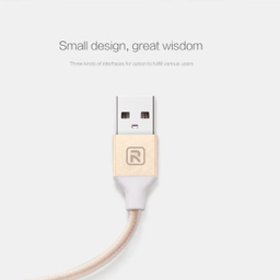 کابل تبدیل USB به لایتنینگ رسی مدل RCL-H100 طول 1 متر